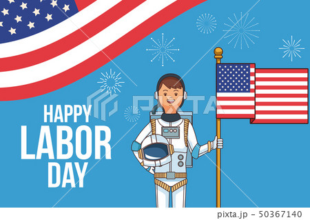 Happy labor day card 50367140