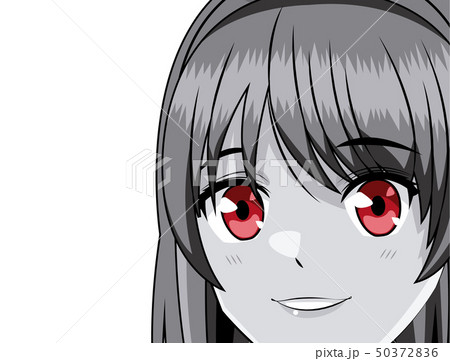 Young anime school student woman 50372836