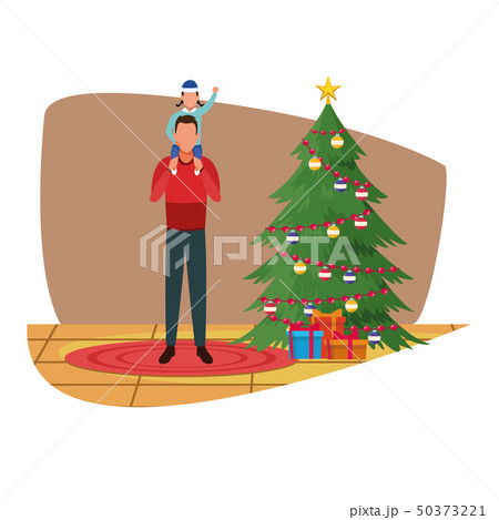 Merry Christmas in family 50373221
