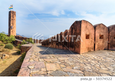 Jaigarh Fort in Amber. Jaipur. India Jaigarh Fort in Amber. Jaipur. India 50374522