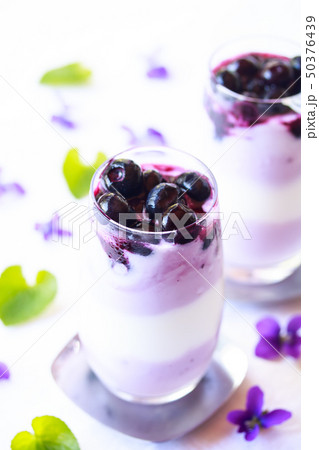 ブルーベリーのヨーグルト 50376439