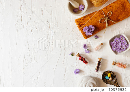 Top view of spa set  50376922