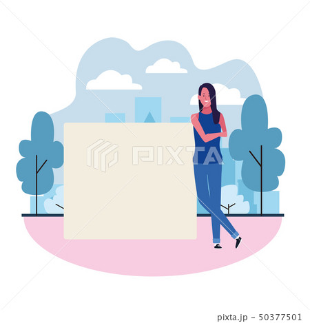 people with posters 50377501