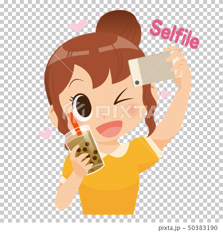 タピオカ女子ー自撮り タピオカ女子ー自撮り 50383190