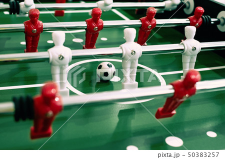 Foosball table soccer sport team football players 50383257