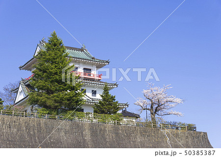 涌谷城　城　桜　春　満開　2019年 50385387