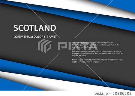 Modern vector background with Scottish colors 50386502