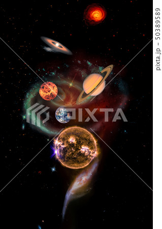 Solar system concept. Solar system concept. 50389589