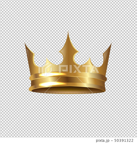 Golden Crown Isolated Transparent Background Golden Crown Isolated Transparent Background 50391322