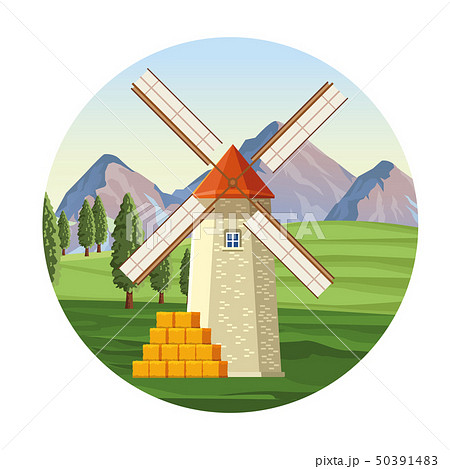 Farm with barn scenery Farm with barn scenery 50391483