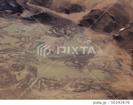チベット高原・シガツェ・ 定結錯 空撮 / Dingjiecuo, Chigatse, Tibet 50392676