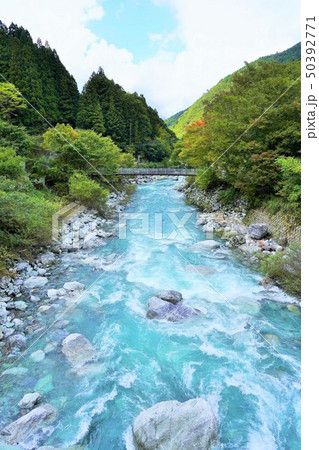 徳島・祖谷(川の流れる風景) 徳島・祖谷(川の流れる風景) 50392771