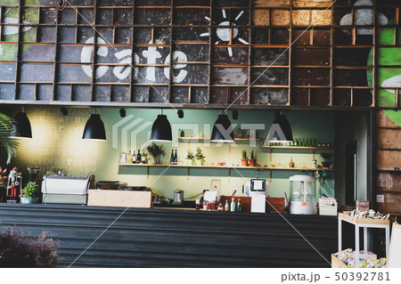 カフェ 背景 雰囲気 50392781