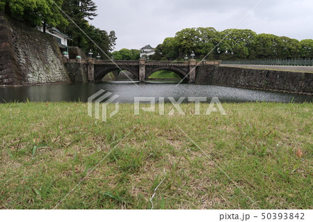 平成最後の日の皇居の二重橋 平成最後の日の皇居の二重橋 50393842