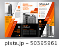 Brochure 3 fold flyer design a4 template. 50395961