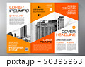Brochure 3 fold flyer design a4 template. 50395963