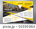 Brochure 3 fold flyer design a4 template. 50395964