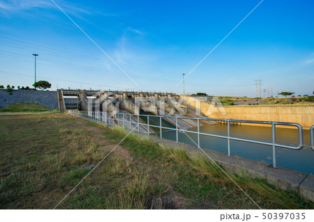 Flood, Thailand, Lopburi Province, Dam, Accidents Flood, Thailand, Lopburi Province, Dam, Accidents 50397035