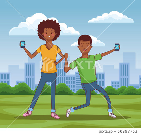 Teenagers using technology Teenagers using technology 50397753