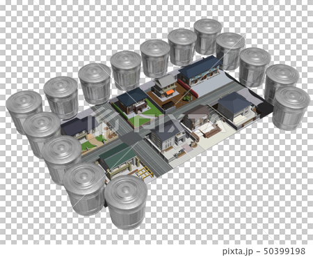 ゴミ問題 50399198