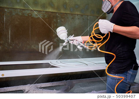 painting the door, the production of metal doors 50399407