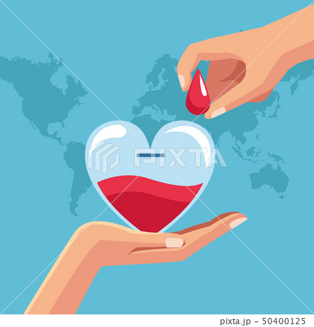 Blood donation charity cartoons 50400125
