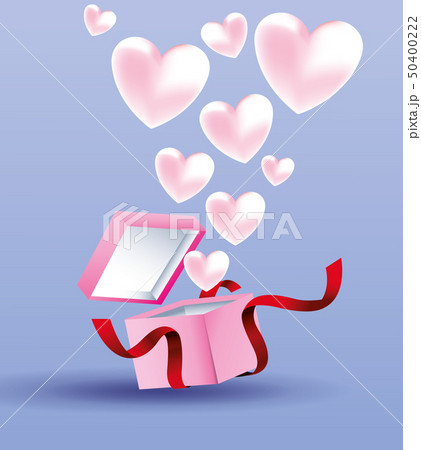 Romantic gift box present Romantic gift box present 50400222