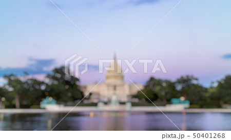 Out of focus of The United States Capitol 50401268