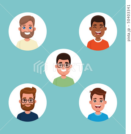 People friends cartoons 50403341
