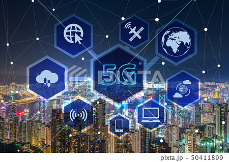 5g internet concept in technology concept 50411899