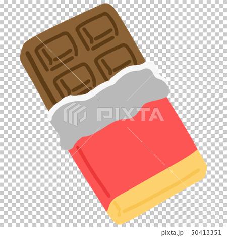 簡單可愛的巧克力手繪插畫無輪廓 簡單可愛的巧克力手繪插畫無輪廓 50413351