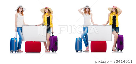 Friends ready for summer vacation 50414611