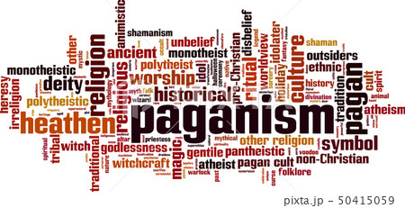 Paganism word cloud Paganism word cloud 50415059