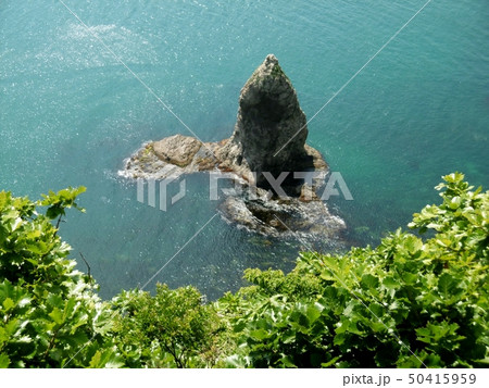 マスイチ展望台から見たローソク岩 50415959