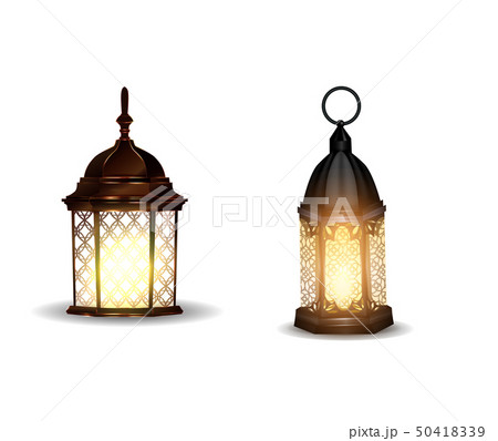 Old east lamp vector illustration pack set Old east lamp vector illustration pack set 50418339