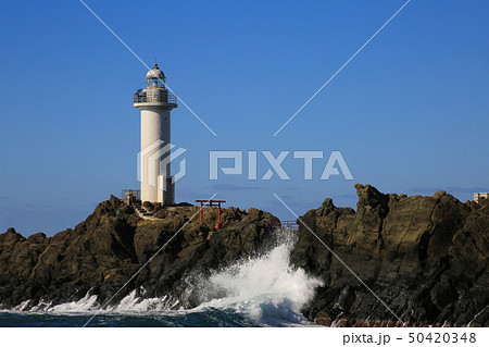 山形県鶴岡市　鼠ヶ関灯台 50420348