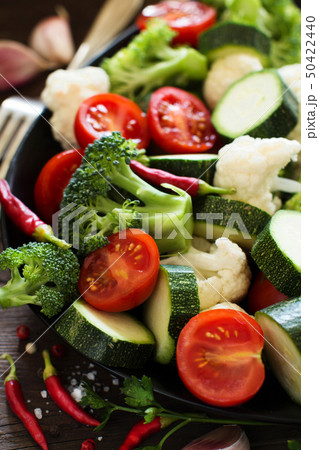 Fresh  vegetables close up 50422440