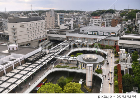 日本の川崎都市景観 溝の口駅や武蔵溝ノ口駅(画面左)などを望む 日本の川崎都市景観 溝の口駅や武蔵溝ノ口駅(画面左)などを望む 50424244