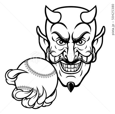 Devil Baseball Sports Mascot 50425380