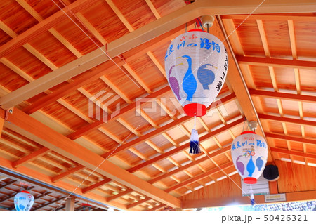 岐阜　長良川鵜飼の提灯 50426321