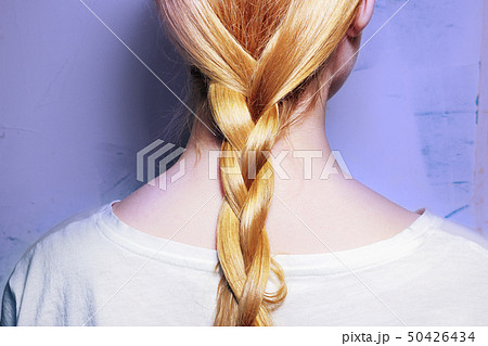 Girl with braid 50426434