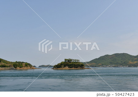 村上水軍・能島・四月・新緑・快晴・青空 村上水軍・能島・四月・新緑・快晴・青空 50427423