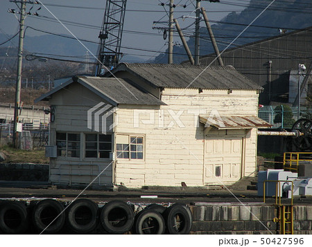 世界遺産 明治日本世界遺産 福岡県 三池港 閘門 船出 曳船 世界遺産 明治日本世界遺産 福岡県 三池港 閘門 船出 曳船 50427596