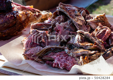dark meat moose ribs wild natural prey hunter pile dark meat moose ribs wild natural prey hunter pile 50428284