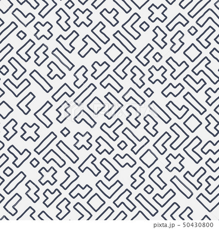 Modern seamless geometric hand draw background 50430800