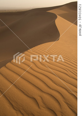 Desert landscape with a little tourist Desert landscape with a little tourist 50431621