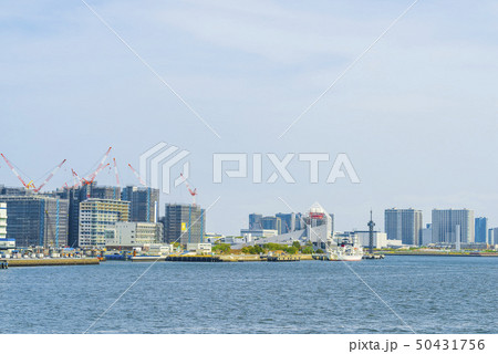 東京湾と高層マンション 東京湾と高層マンション 50431756