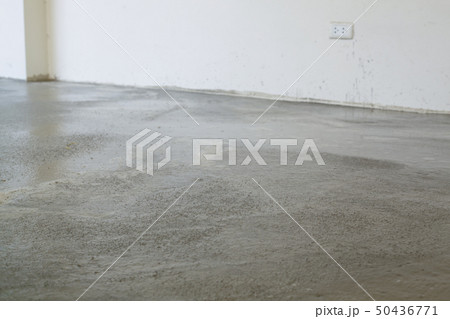 cement concrete floor in construction site cement concrete floor in construction site 50436771
