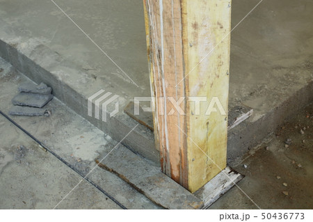cement concrete floor in construction site cement concrete floor in construction site 50436773