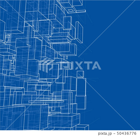 Vector abstract boxes background Vector abstract boxes background 50436776